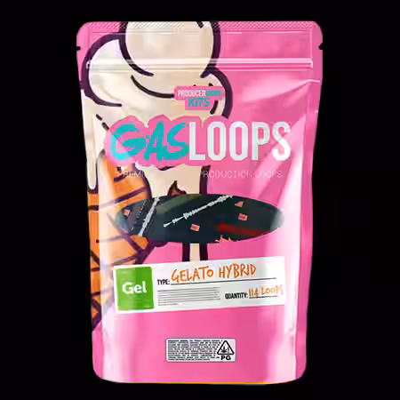 Producergrind The Gelato Hybrid Melody + Drum Loop Pack By GasLoops [WAV, MiDi] - Sample Pack Artwork