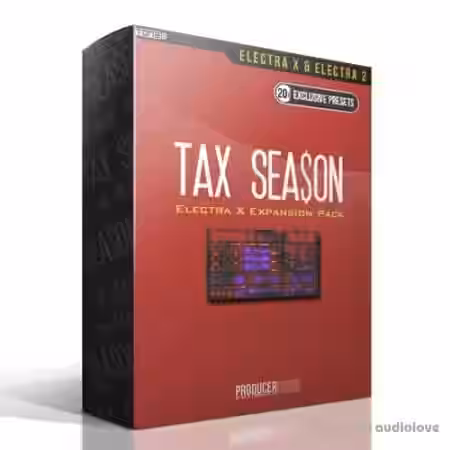 Producergrind The Tax Season Electra X Expansion Pack [Synth Presets] - Sample Pack Artwork