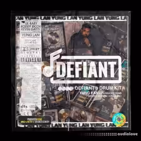 Producergrind Yung Lan 'DEFIANT' Drums and Melodies [WAV] - Sample Pack Artwork