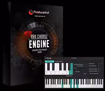 ProduceRnB The RnB Chordz Engine [Synth Presets] - Sample Pack Artwork
