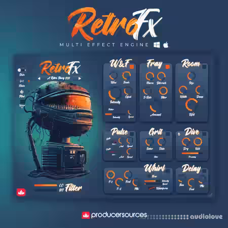 ProducerSources RetroFX v1.4.5 [WiN] - Sample Pack Artwork
