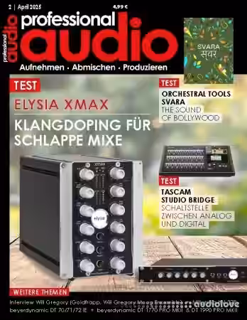 Professional Audio April 2025 - Sample Pack Artwork