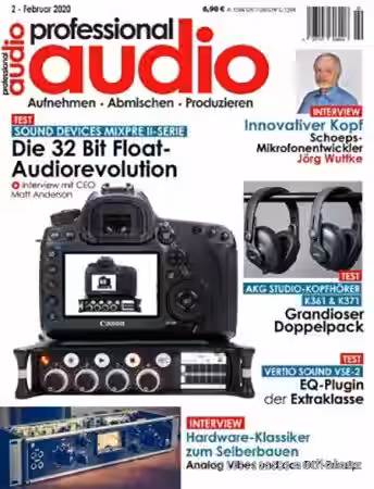 Professional Audio Februar 2020 - Sample Pack Artwork