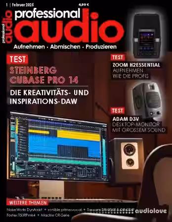 Professional Audio Februar 2025 - Sample Pack Artwork