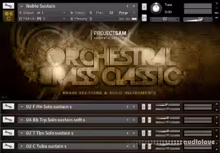 ProjectSAM Orchestral Brass Classic v1.3 [KONTAKT] - Sample Pack Artwork