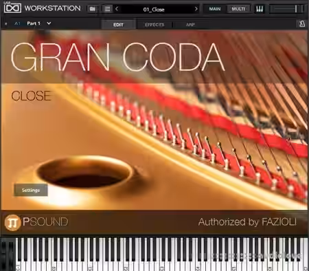 PSound Grand Coda for UVI Workstation (incl. R2RUVI file) [Falcon] - Sample Pack Artwork