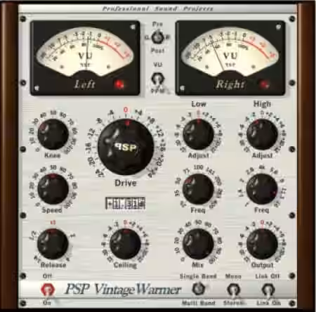 PSPaudioware PSP VintageWarmer2 v2.10.6 [WiN] - Sample Pack Artwork