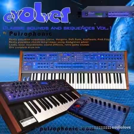 Pulsophonic DSI Evolver Classic sounds and Sequences Vol.1 [Synth Presets] - Sample Pack Artwork