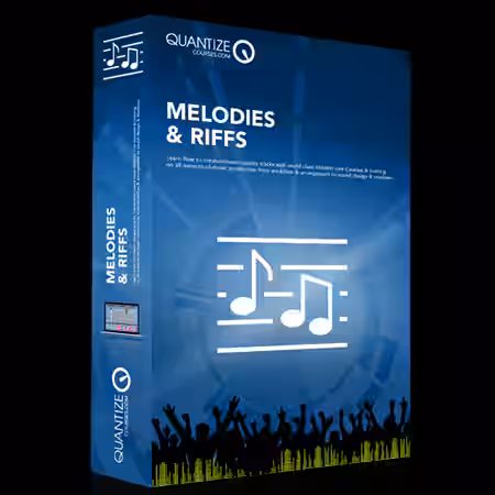 Quantize Courses Melodies and Riffs [TUTORiAL] - Sample Pack Artwork