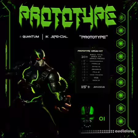 Quantum Prototype Drum Kit [BASIC] [WAV, Synth Presets] - Sample Pack Artwork