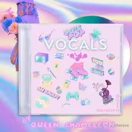 Queen Chameleon 90s Pop Vocals [WAV] - Sample Pack Artwork