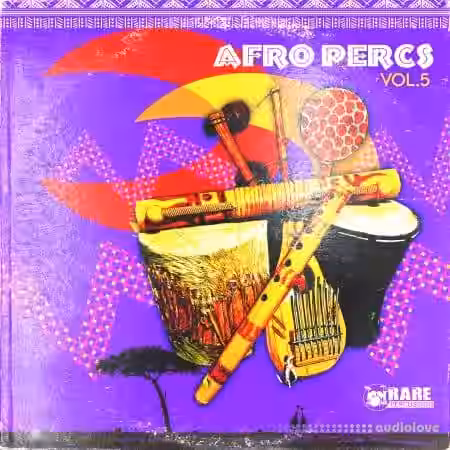 RARE Percussion Afro Percs vol.5 [WAV] - Sample Pack Artwork