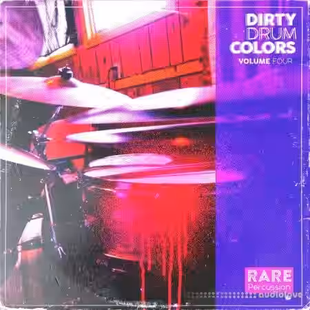 RARE Percussion Dirty Drum Colors Vol. 4 [WAV] - Sample Pack Artwork