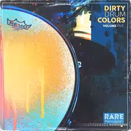 RARE Percussion Dirty Drum Colors vol.5 [WAV] - Sample Pack Artwork