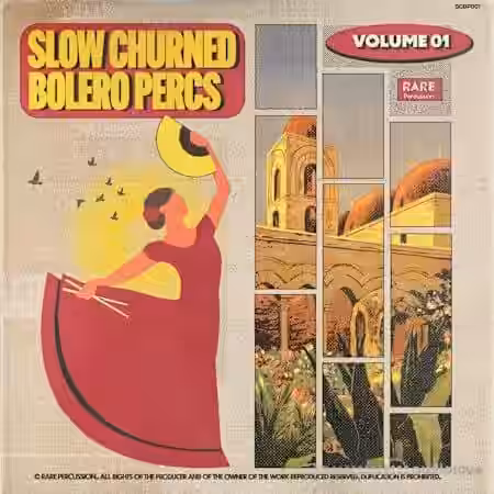 RARE Percussion Slow Churned Bolero Percs vol.1 [WAV] - Sample Pack Artwork