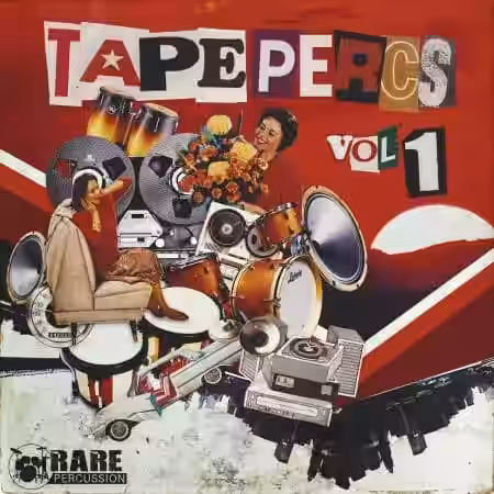RARE Percussion Tape Percs Vol.1 [WAV] - Sample Pack Artwork