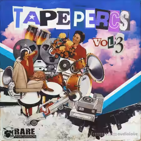 RARE Percussion Tape Percs Vol.3 [WAV] - Sample Pack Artwork