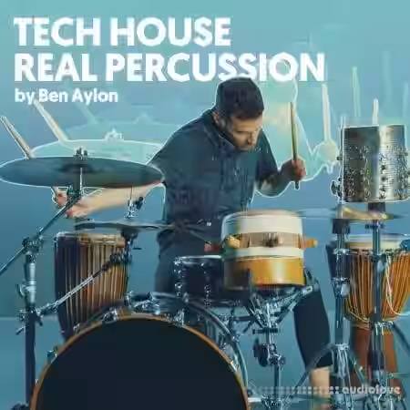 RARE Percussion Tech House Real Percussion Ben Aylon [WAV] - Sample Pack Artwork