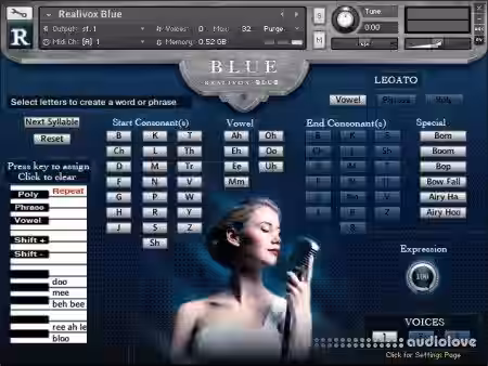 RealiTone RealiVox Blue [KONTAKT] - Sample Pack Artwork