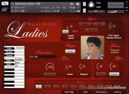 RealiTone Realivox The Ladies v2.1 [KONTAKT] - Sample Pack Artwork