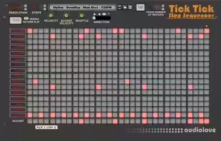 Reason RE Josh Levy Tick Tick Step Sequencer v1.0.2 [WiN] - Sample Pack Artwork