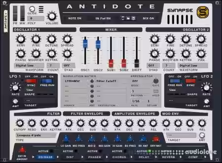 Reason RE Synapse Audio Antidote v1.2.8 PROPER [WiN] - Sample Pack Artwork