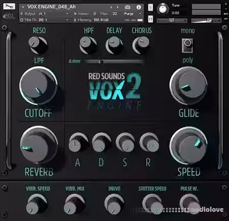 Red Sounds VOX Engine 2 [KONTAKT] - Sample Pack Artwork