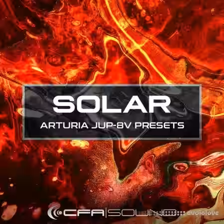 Resonance Sound CFA-Sound SOLAR Arturia Jup-8V Presets [Synth Presets] - Sample Pack Artwork