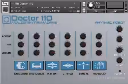 Rhythmic Robot Audio Doctor 110 [KONTAKT] - Sample Pack Artwork