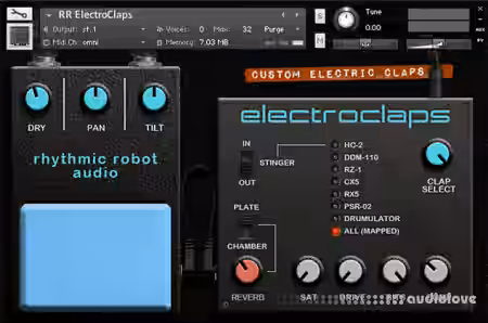Rhythmic Robot Audio Electroclaps [KONTAKT] - Sample Pack Artwork