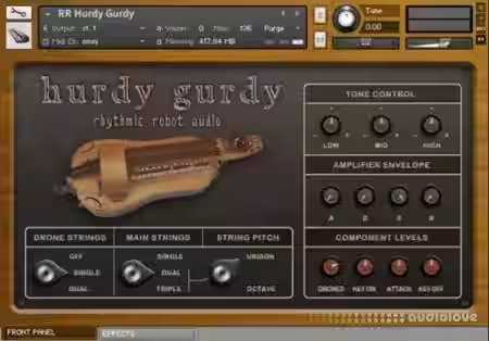 Rhythmic Robot Audio Hurdy Gurdy [KONTAKT] - Sample Pack Artwork