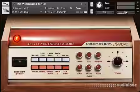Rhythmic Robot Audio Minidrums Junior [KONTAKT] - Sample Pack Artwork