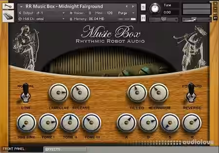 Rhythmic Robot Audio Music Box [KONTAKT] - Sample Pack Artwork