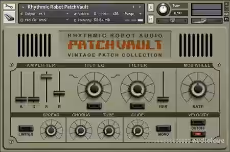 Rhythmic Robot Audio PatchVault Poly6 Factory Set B [KONTAKT] - Sample Pack Artwork