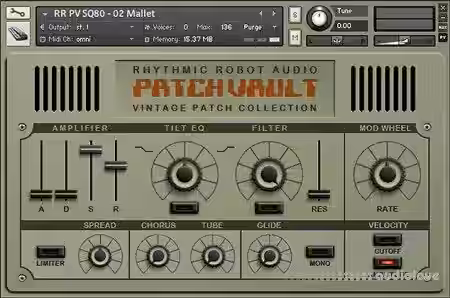Rhythmic Robot Audio PatchVault SQ-80 Factory Set [KONTAKT] - Sample Pack Artwork