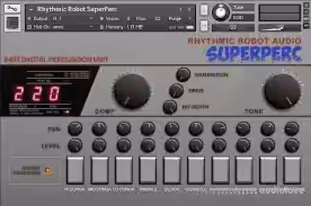 Rhythmic Robot Audio Superperc [KONTAKT] - Sample Pack Artwork