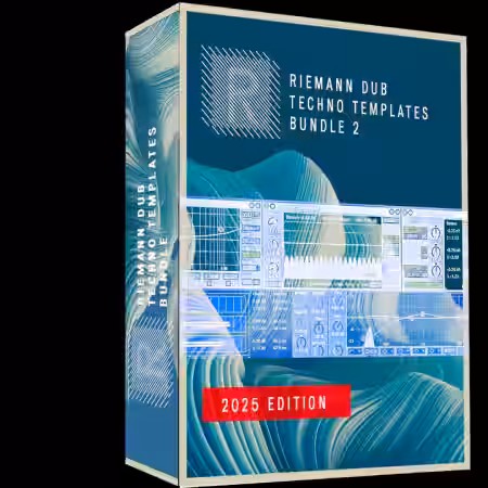 Riemann Dub Techno 10x Templates Bundle Vol.2 (2025 Edition) [DAW Templates] - Sample Pack Artwork