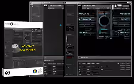 Rigid Audio KONTAKT GUI Maker v2 BETA [WiN, MacOSX] - Sample Pack Artwork