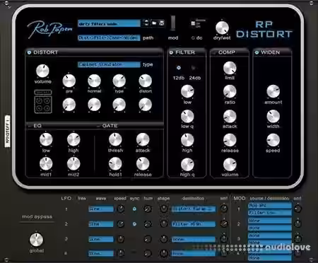 Rob Papen RP-Distort v1.0.1i CE / v1.0.1g [WiN, MacOSX] - Sample Pack Artwork