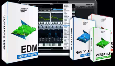 Rocket Powered Sound Ultimate EDM Serum Pack & Extension [Synth Presets] - Sample Pack Artwork