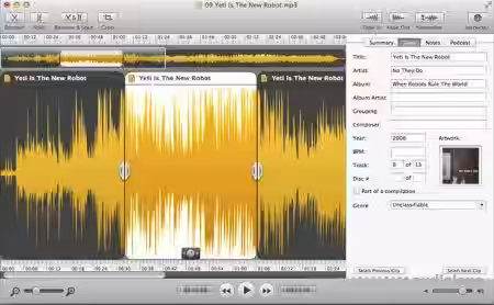 Rogue Amoeba Fission v2.8.1 [MacOSX] - Sample Pack Artwork