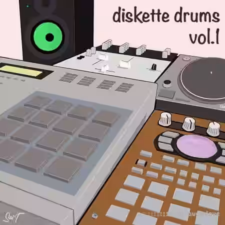 Saï T Diskette Drums Vol.1 [WAV] - Sample Pack Artwork