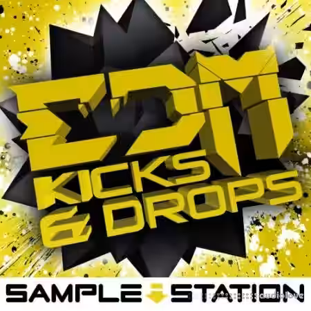 Sample Station EDM Kicks and Drops [WAV] - Sample Pack Artwork