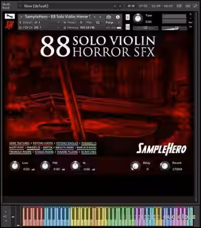 SampleHero 88 Solo Violin Horror SFX [KONTAKT] - Sample Pack Artwork
