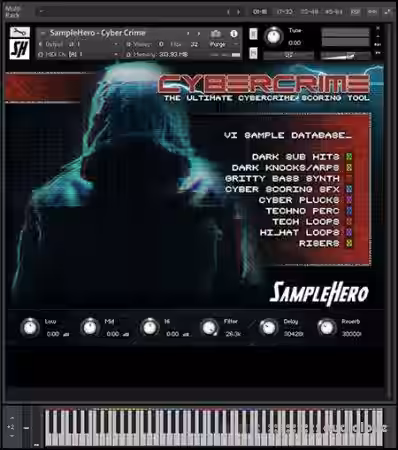 SampleHero Cyber Crime [KONTAKT] - Sample Pack Artwork