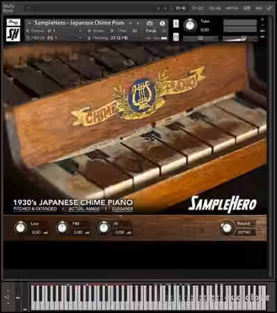 SampleHero Japanese Chime Piano [KONTAKT] - Sample Pack Artwork