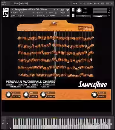 SampleHero Peruvian Waterfall Shell Chimes [KONTAKT] - Sample Pack Artwork