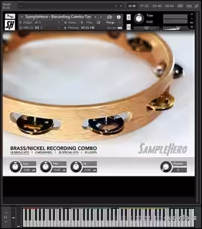 SampleHero Recording Combo Tambourine [KONTAKT] - Sample Pack Artwork