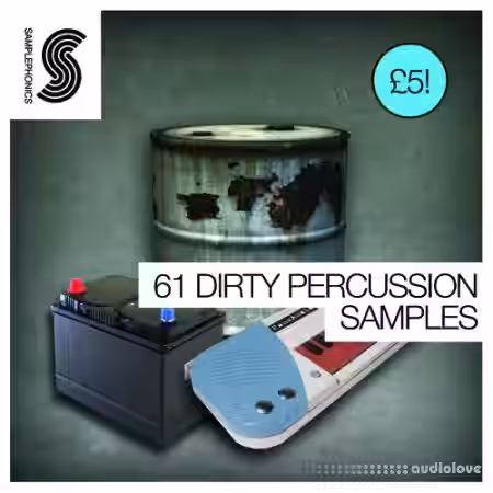 Samplephonics 61 Dirty Percussion [MULTiFORMAT] - Sample Pack Artwork