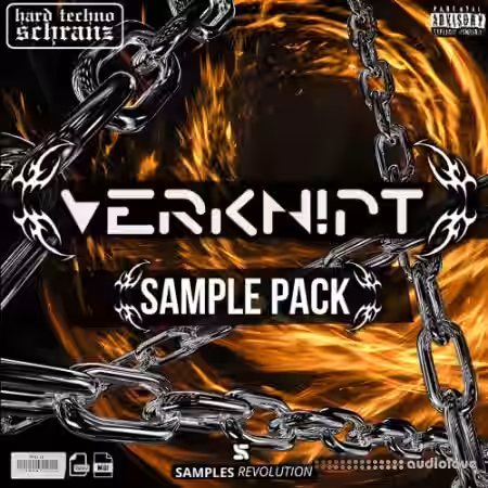 Samples Revolution VERKNIPT Sample Pack 2025 (Hard Techno and Schranz) [WAV, MiDi, Synth Presets] - Sample Pack Artwork